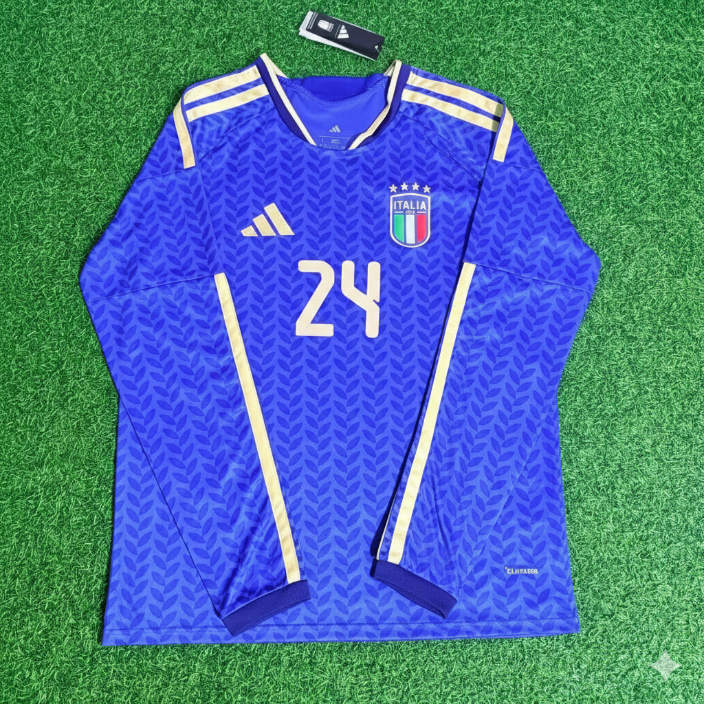 Andrea Cambiaso 24 – Italy 2026 World Cup Long-Sleeve Football Jersey