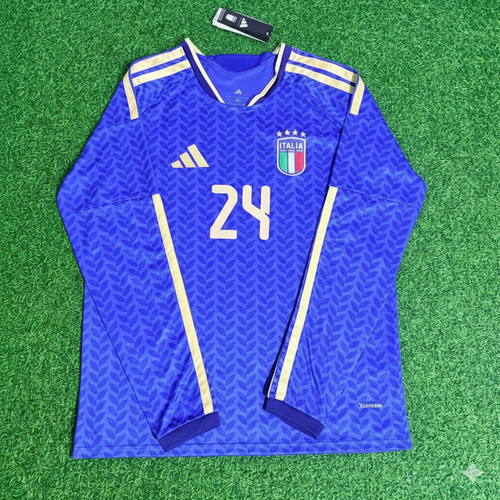 Andrea Cambiaso 24 – Italy 2026 World Cup Long-Sleeve Football Jersey