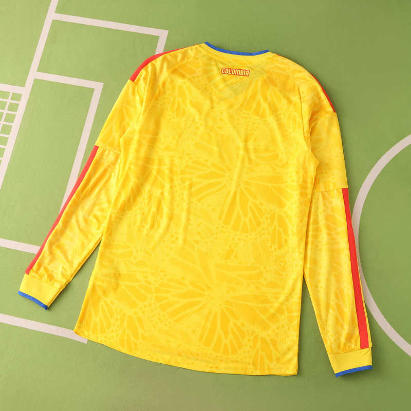 Maillot de foot Colombie Coupe du Monde 2026 Domicile Manches Longues