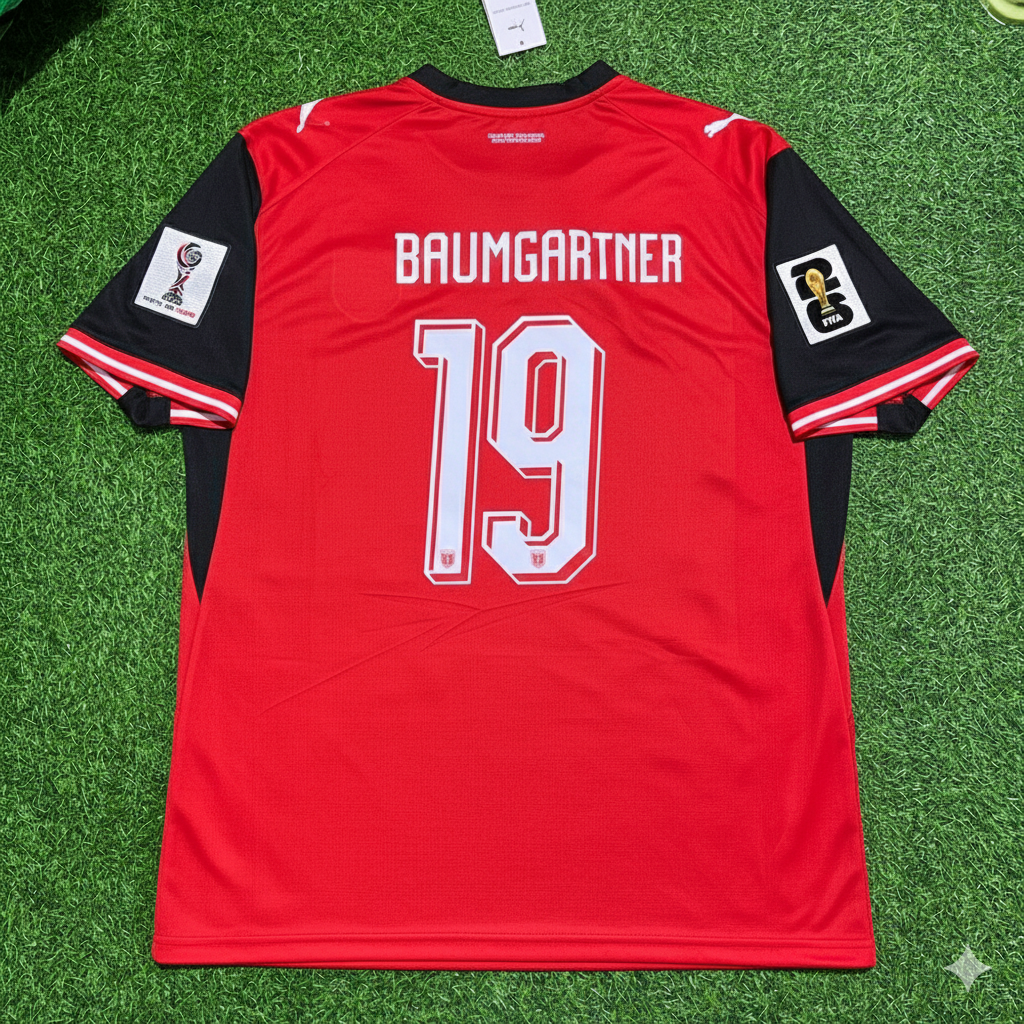 Christoph Baumgartner 19- Österreich WM 2026 Trikot Trikot Trikot Maillot