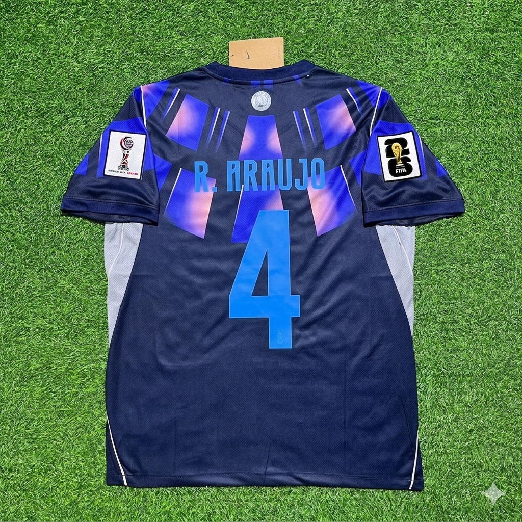 Maillot de football Ronald Araujo #4 Uruguay Coupe du Monde 2026