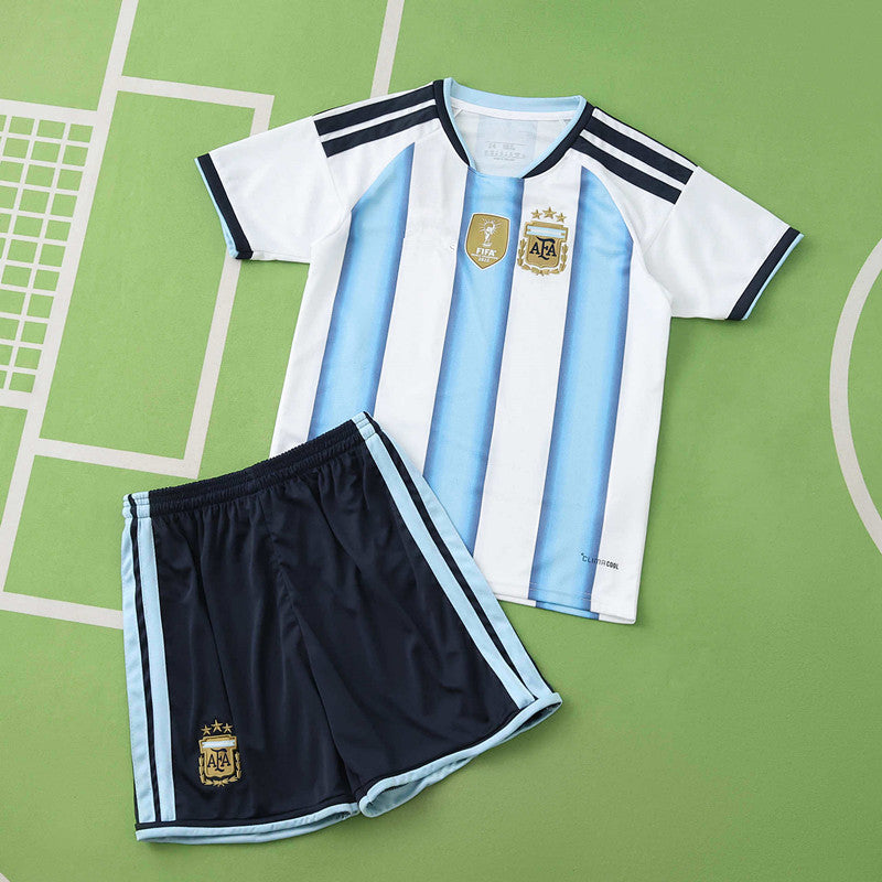 Argentina WM 2026 Heimtrikot für Kinder