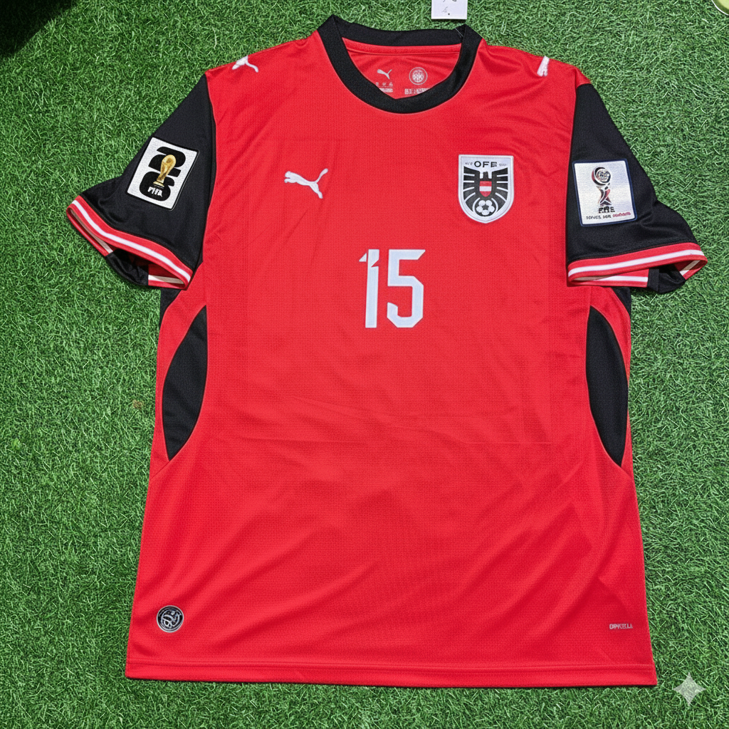 Philipp Lienhart 15 - Maillot Autriche Coupe du Monde 2026
