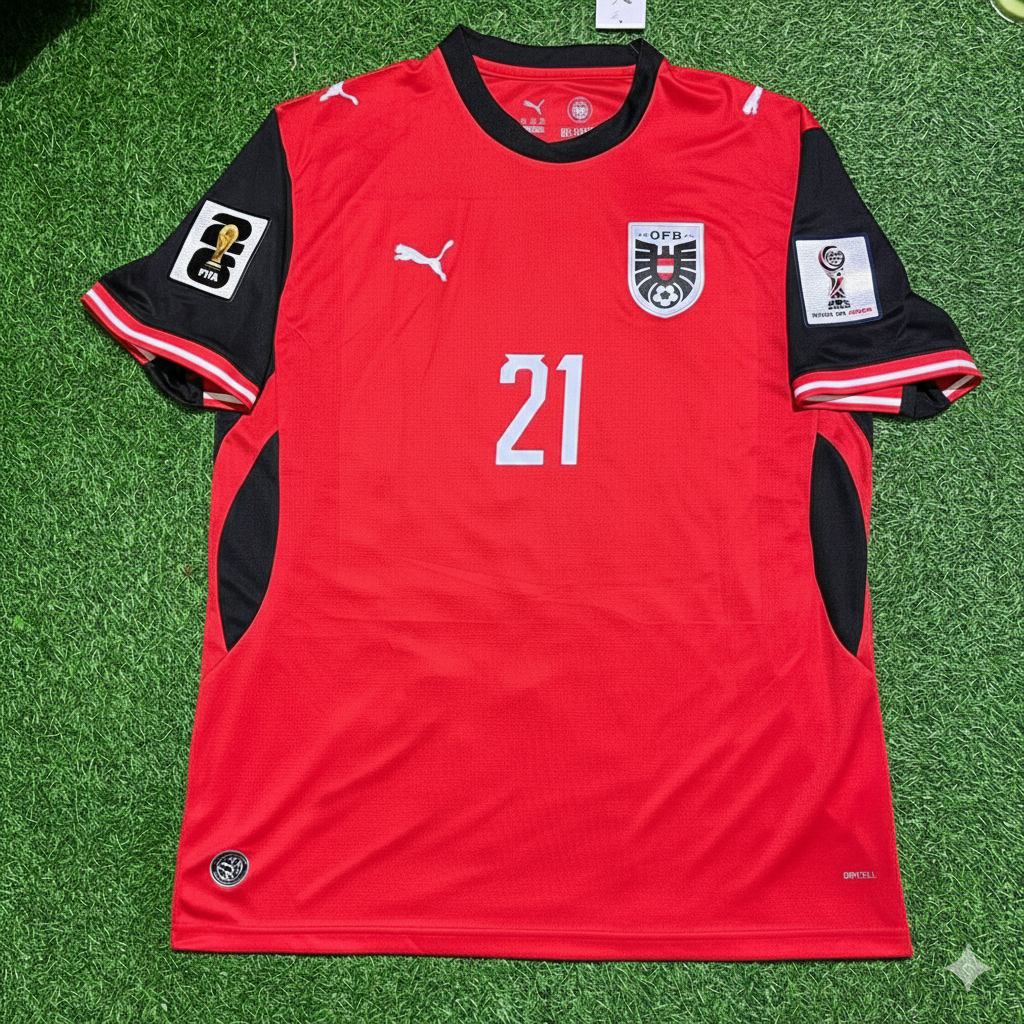 Patrick Wimmer 21 – Österreich 2026 WM-Trikot Trikot Maillot
