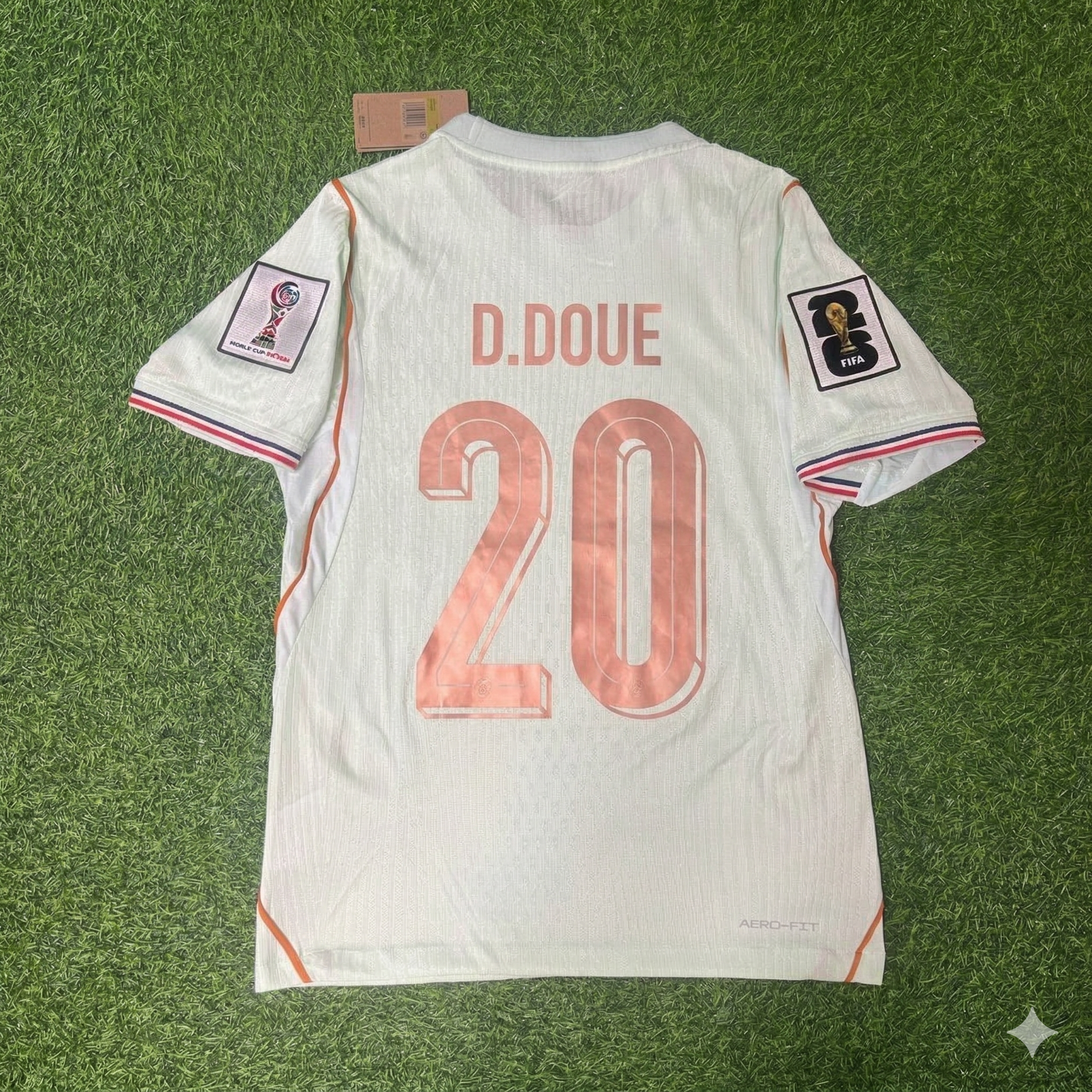 Desire Doue #20 Frankreich 2026 WM Auswärtstrikot