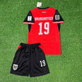 Christoph Baumgartner 19 Autriche 2026 Maillot de football rétro pour enfants de la Coupe du Monde