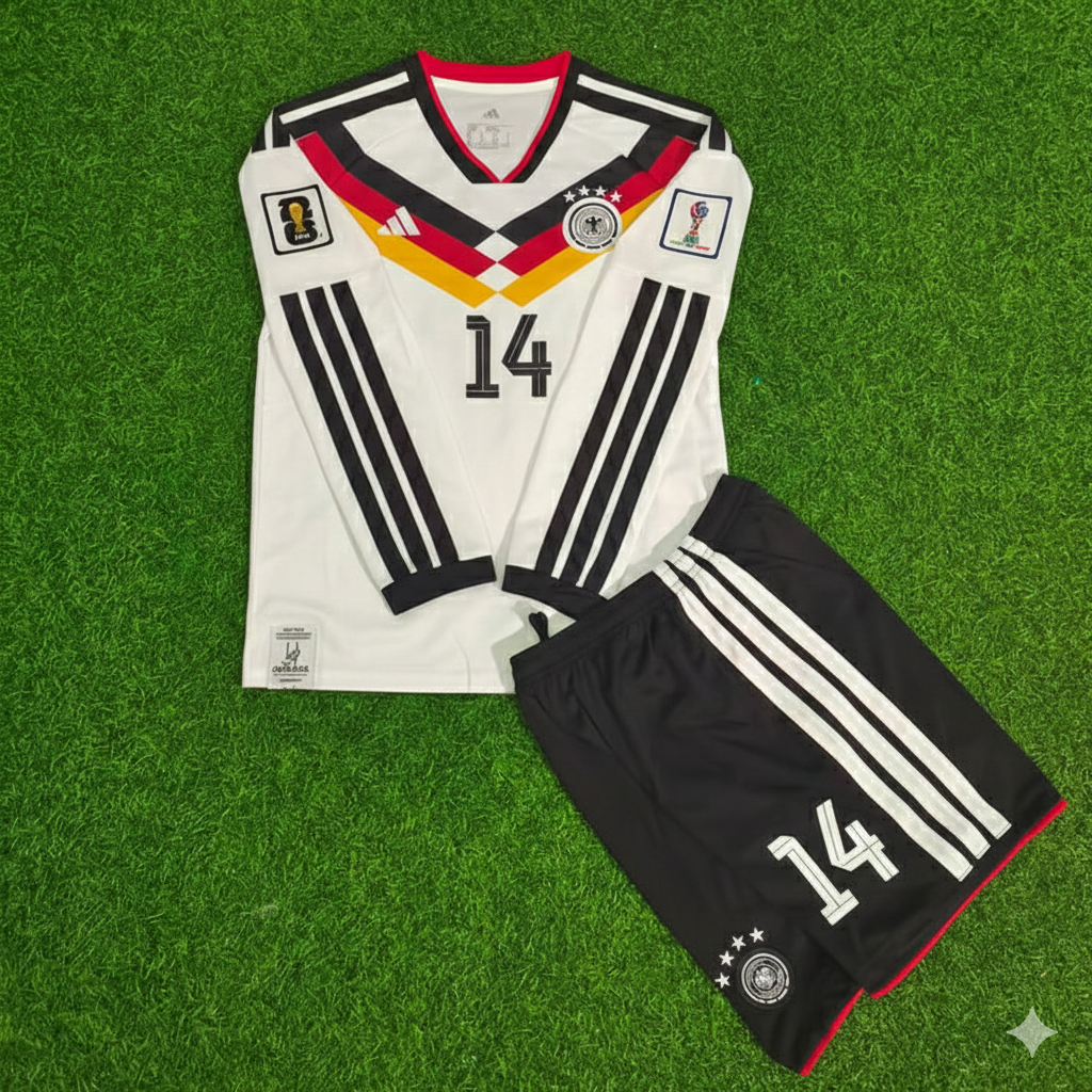 Karim Adeyemi 14 – Deutschland 2026 WM Kinder-Fußballtrikot langarm