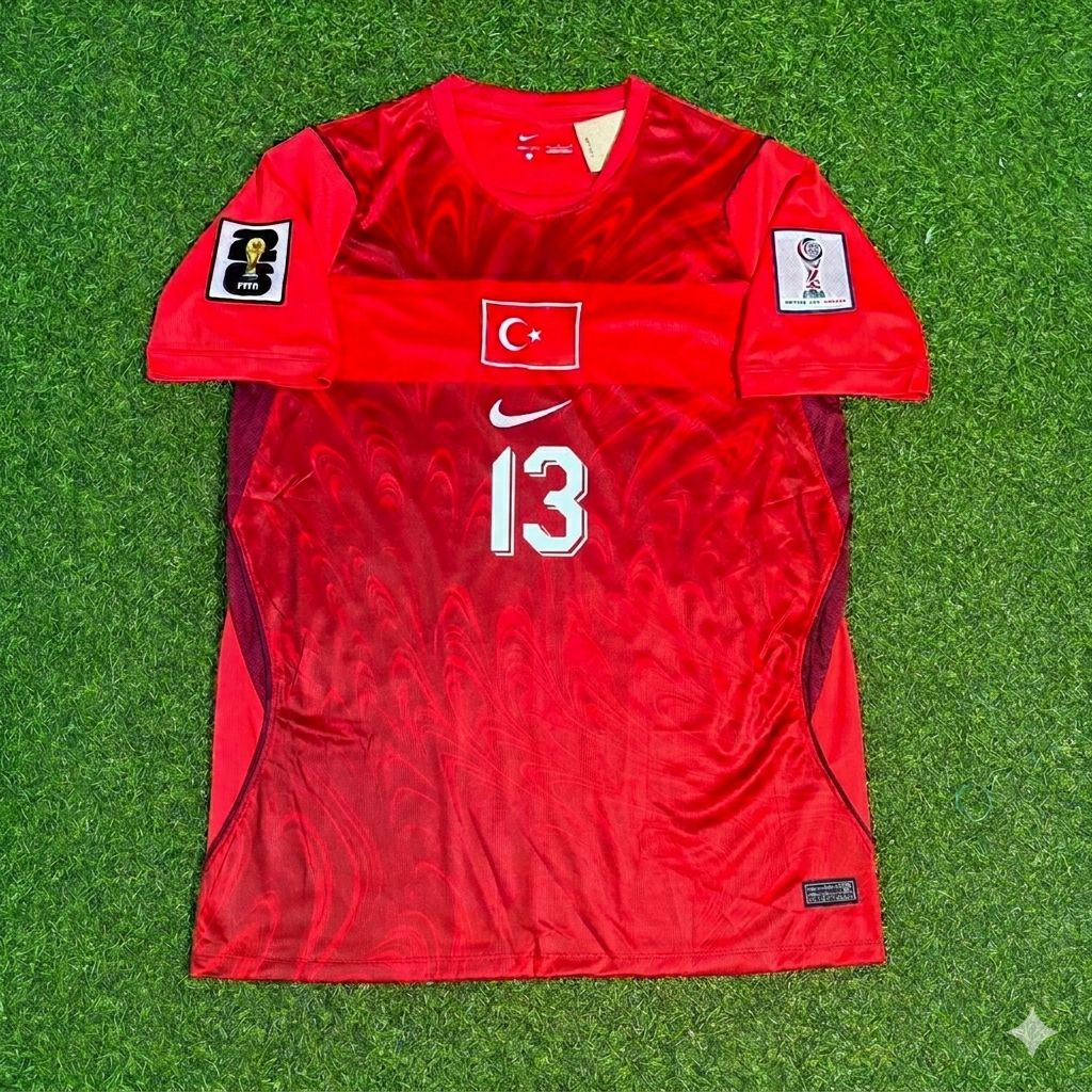 Deniz Gül #13 Turquie Turkey - Coupe du Monde 2026 - Domicile Rouge - Maillot