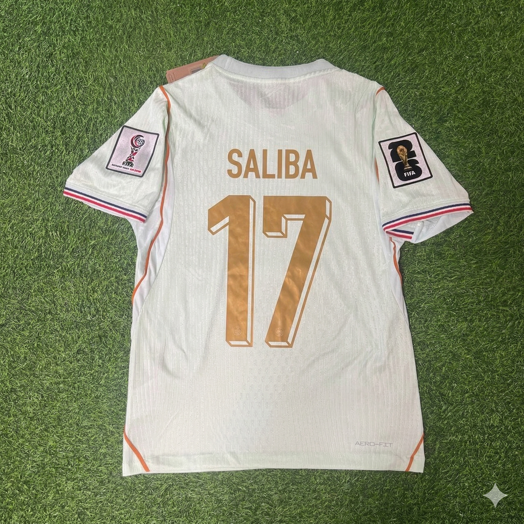 William Saliba Maillot Domicile France Coupe du Monde 2026