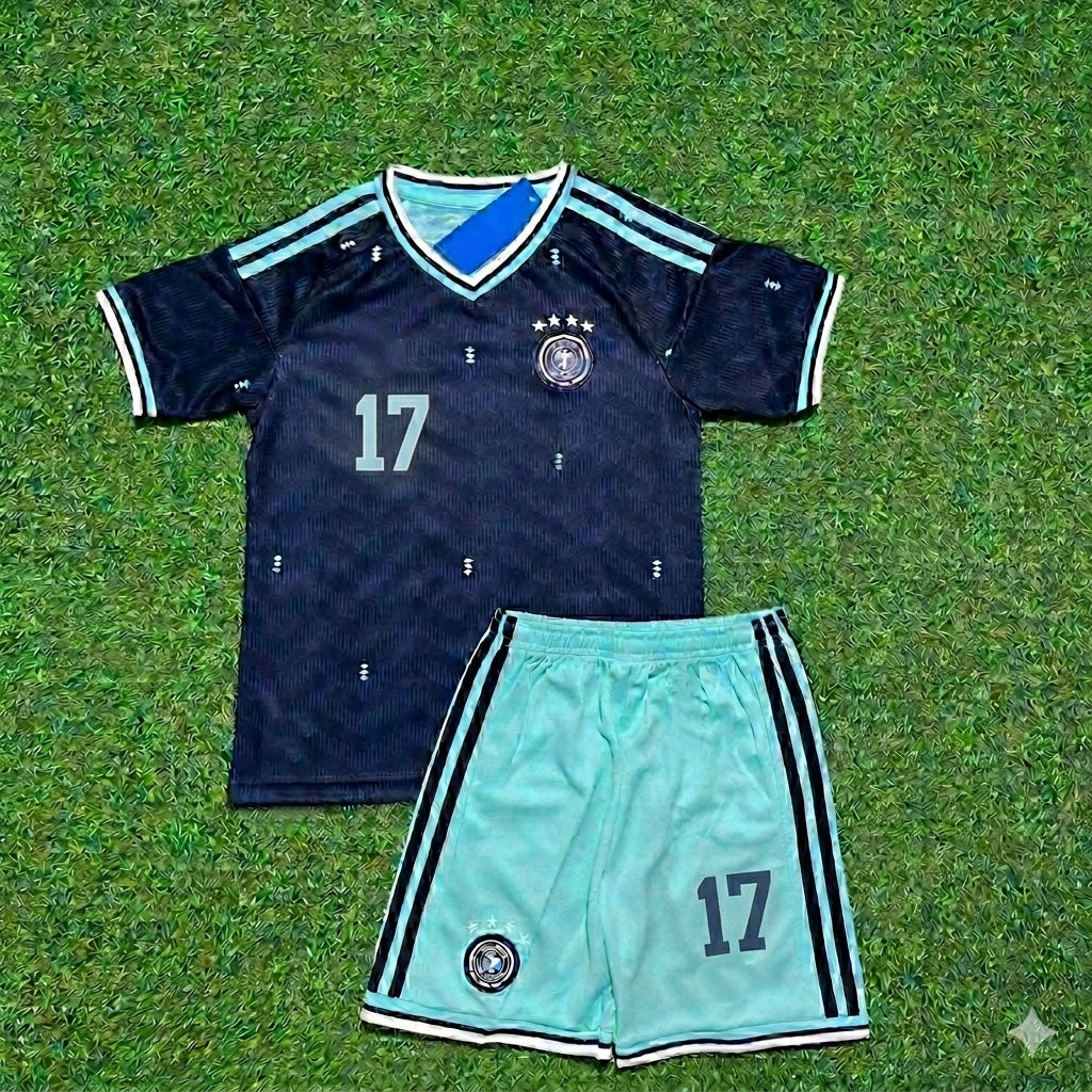 Florian Wirtz 17- Deutschland WM 2026 Kinder Fußballtrikot-Set