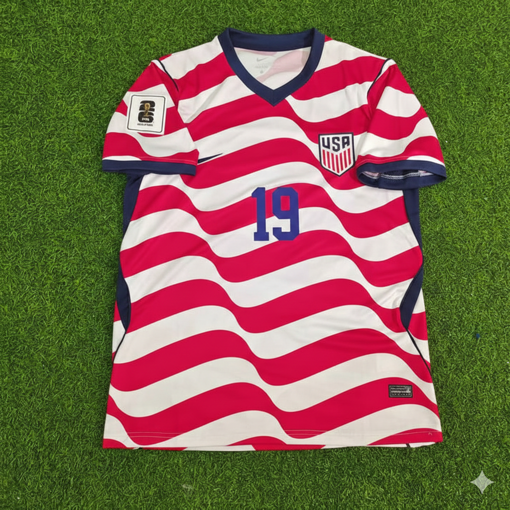 Haji Wright 19 – Maillot domicile USA pour la Coupe du Monde 2026