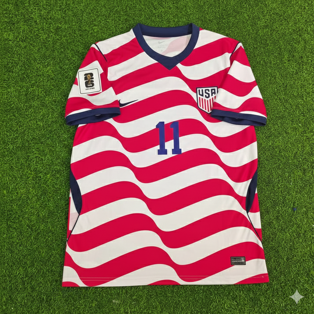 Brenden Aaronson 11 – US-Heimtrikot für die Fußball-Weltmeisterschaft 2026