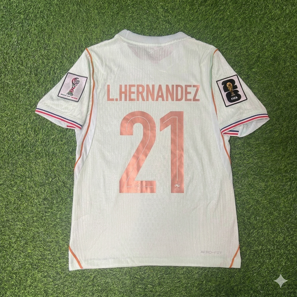 Maillot extérieur Lucas Hernandez France Coupe du monde 2026