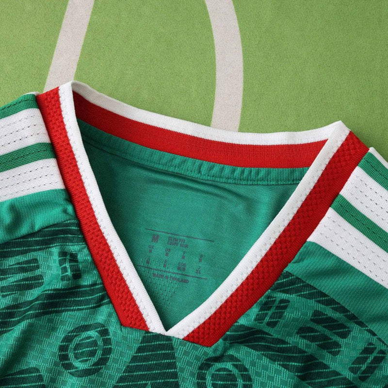 Maillot Domicile Mexique Coupe du Monde 2026 Manches Longues