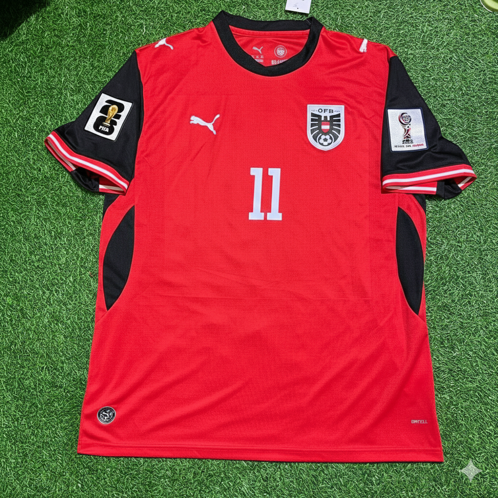 Michael Gregoritsch 11- Autriche Maillot Coupe du Monde 2026 Maillot