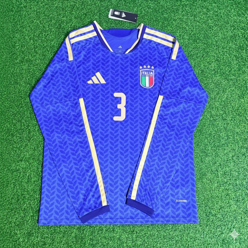 Federico Dimarco 3 – Maillot de football manches longues Italie Coupe du Monde 2026
