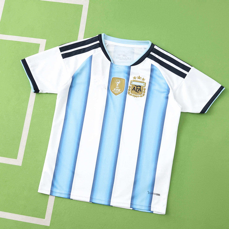 Argentina WM 2026 Heimtrikot für Kinder