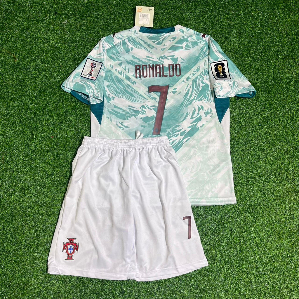Cristiano Ronaldo Portugal 2026 WM Weißes Auswärtstrikot