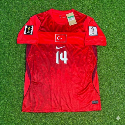Abdülkerim Bardakçı #14 Türkei Türkei – WM 2026 – Heim Rot – Trikot Trikot – Trikot Trikot