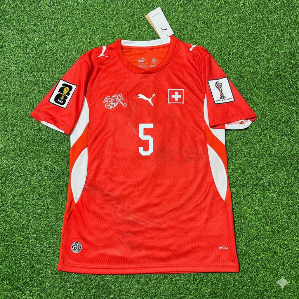Manuel Akanji 5 – Schweiz WM 2026 Trikot