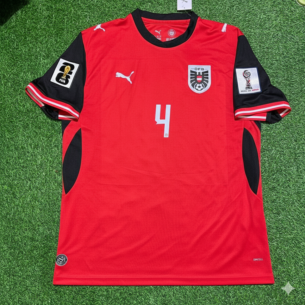 Xaver Schlager 4 - Maillot Autriche Coupe du Monde 2026