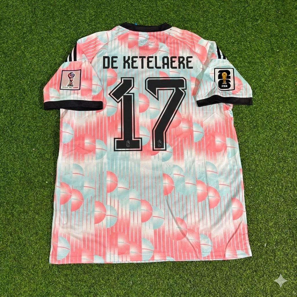 Charles De Katelaere #17 Belgien Heimtrikot Weltmeisterschaft 2026