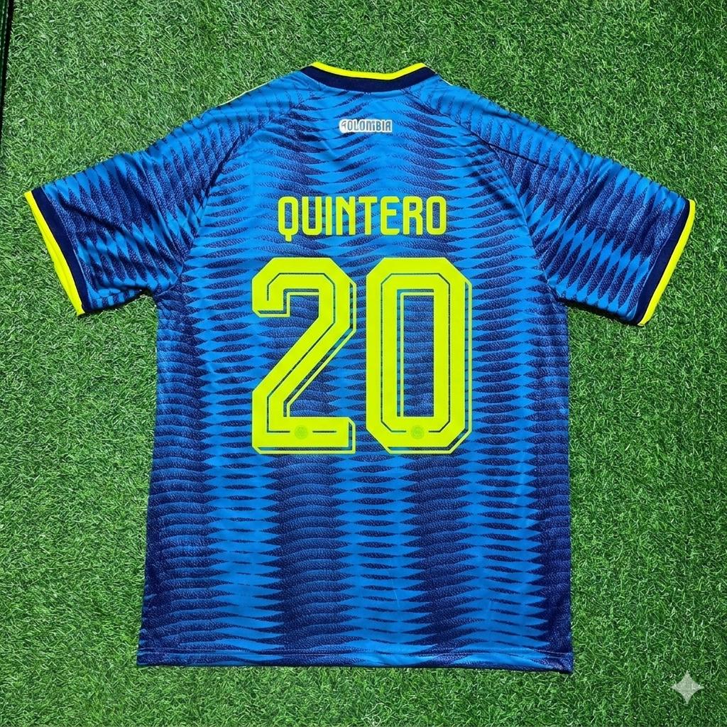 Juan Quintero Colombia 2026 World Cup Away Football Jersey