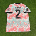 Zeno Debast #2 Belgien 2026 FIFA WM Heimtrikot