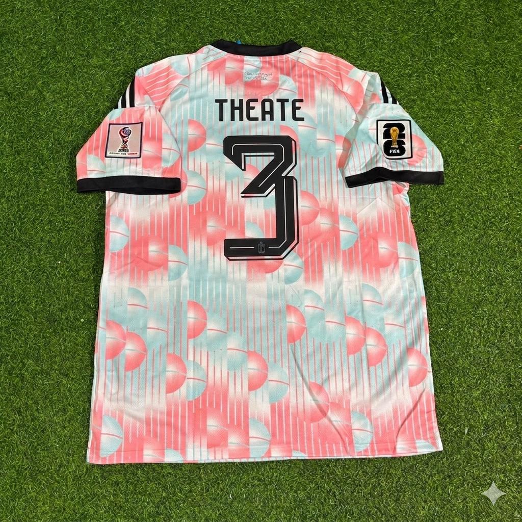 Arthur Theate #3 Belgien Heimtrikot WM 2026