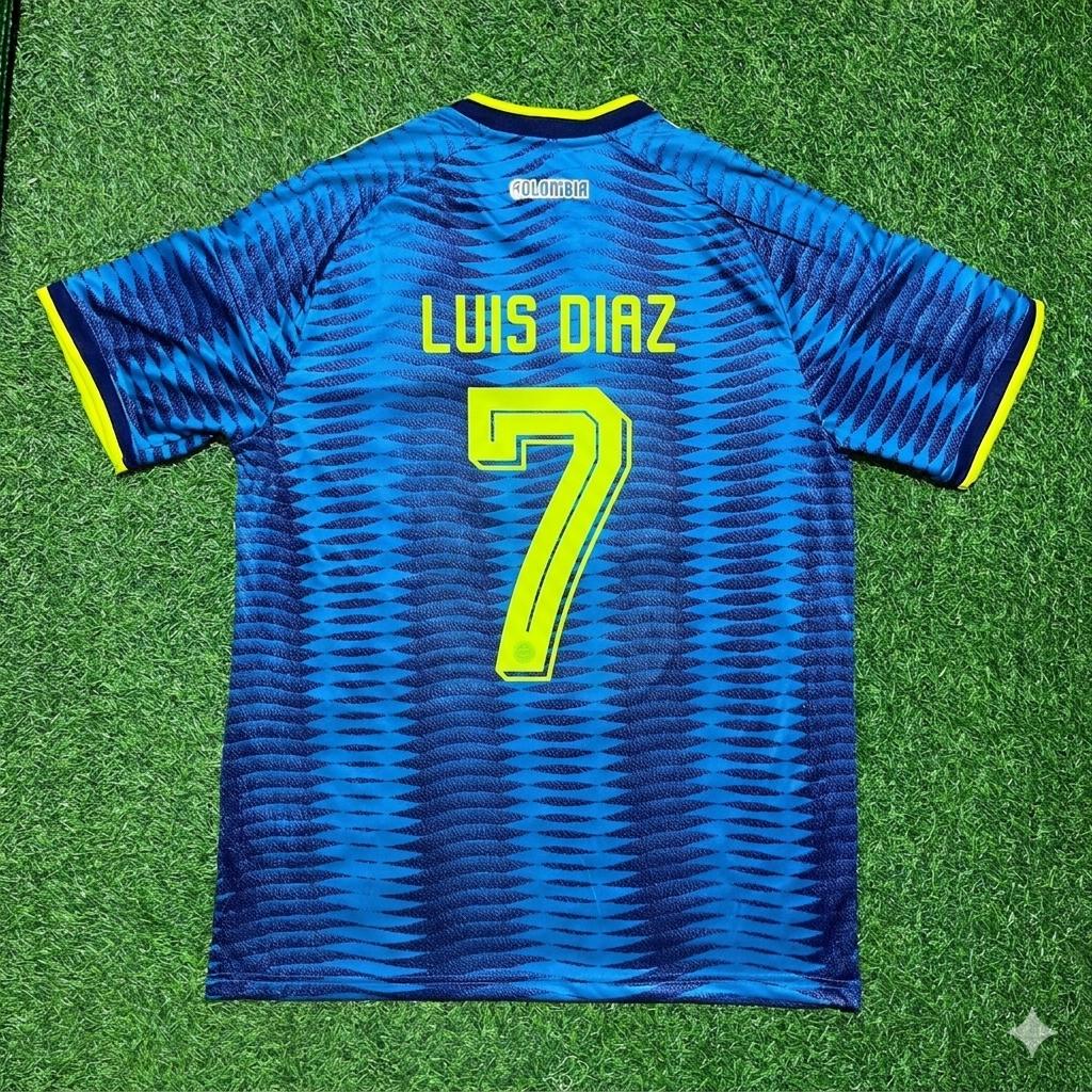 Luis Diaz Kolumbien WM 2026 Auswärts-Fußballtrikot