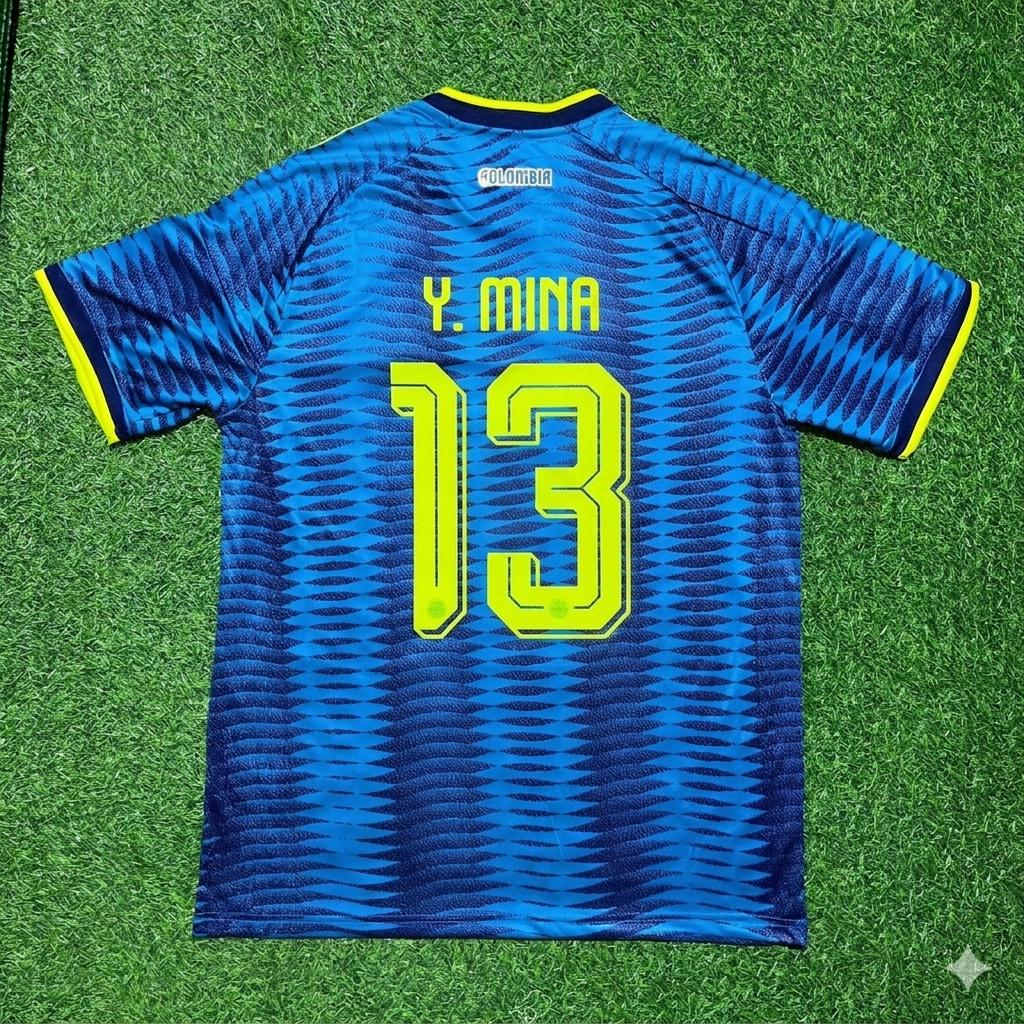 Yerry Mina Kolumbien 2026 WM Auswärts-Fußballtrikot
