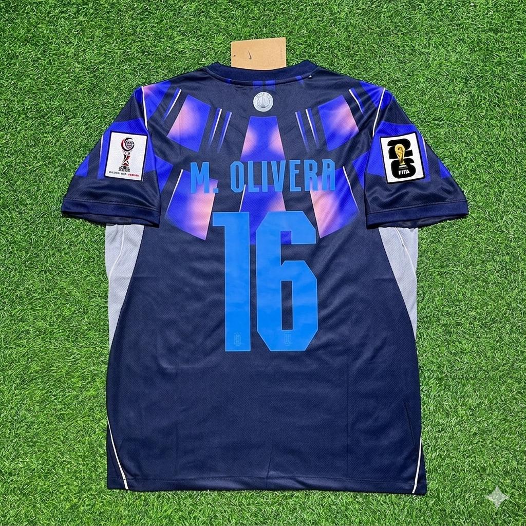 Maillot de Foot Mathias Olivera #16 Uruguay Coupe du Monde 2026