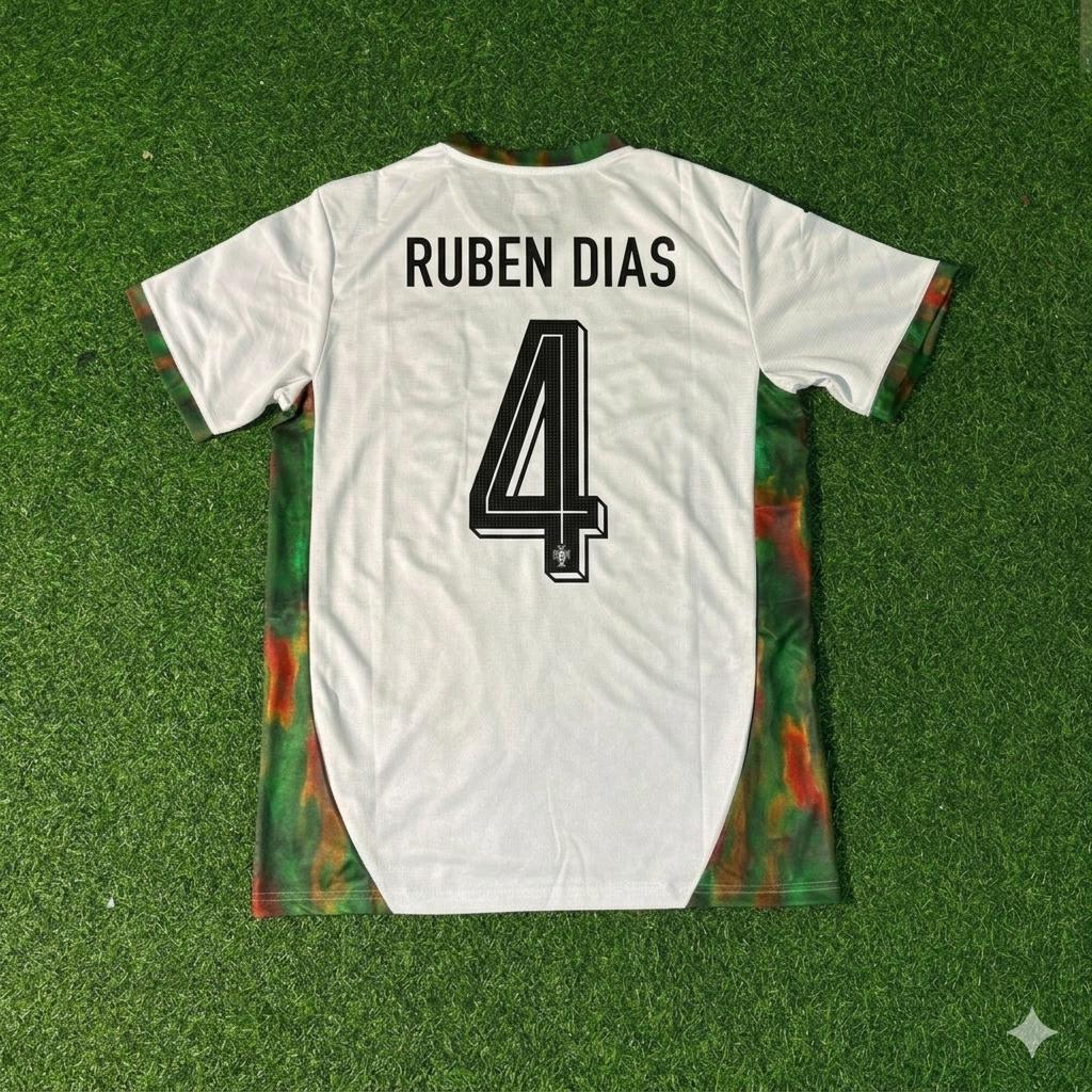 Ruben Dias Portugal 2026 WM Weißes Fußballtrikot-Set