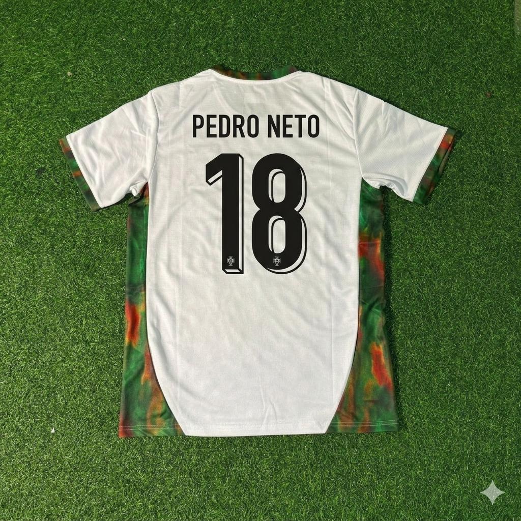 Pedro Neto Portugal WM 2026 Trikot-Set weiß
