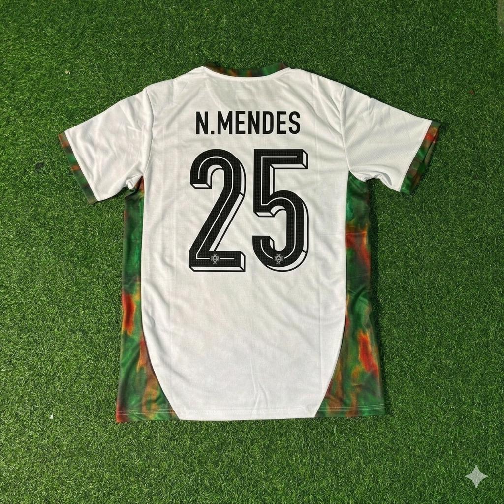 Nuno Mendes Portugal WM 2026 Trikot-Set Weiß