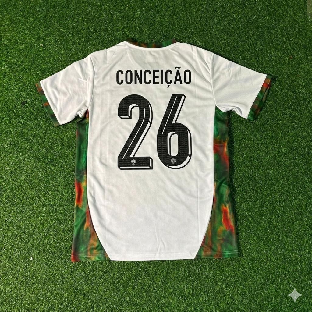 Francisco Conceição Portugal WM 2026 Trikot Weißes Fußballtrikot-Set