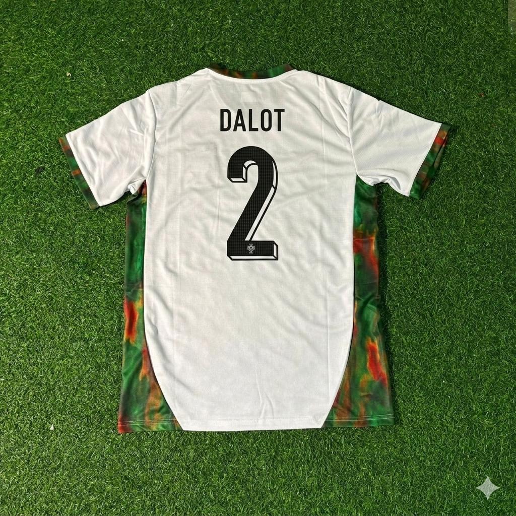 Diego Dalot Portugal Fußballtrikot-Set für die WM 2026, weiß