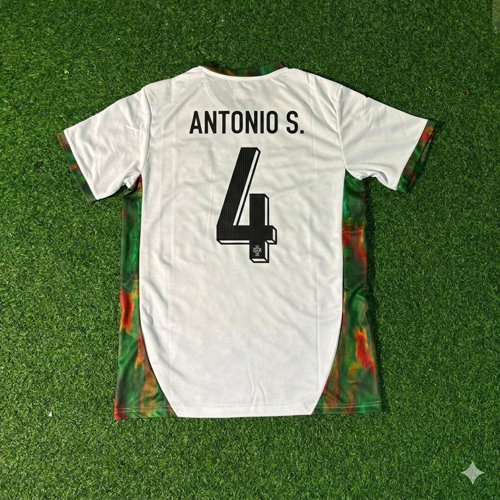 Antonio Silva Portugal 2026 Weltmeisterschaft Weißes Fußballtrikot