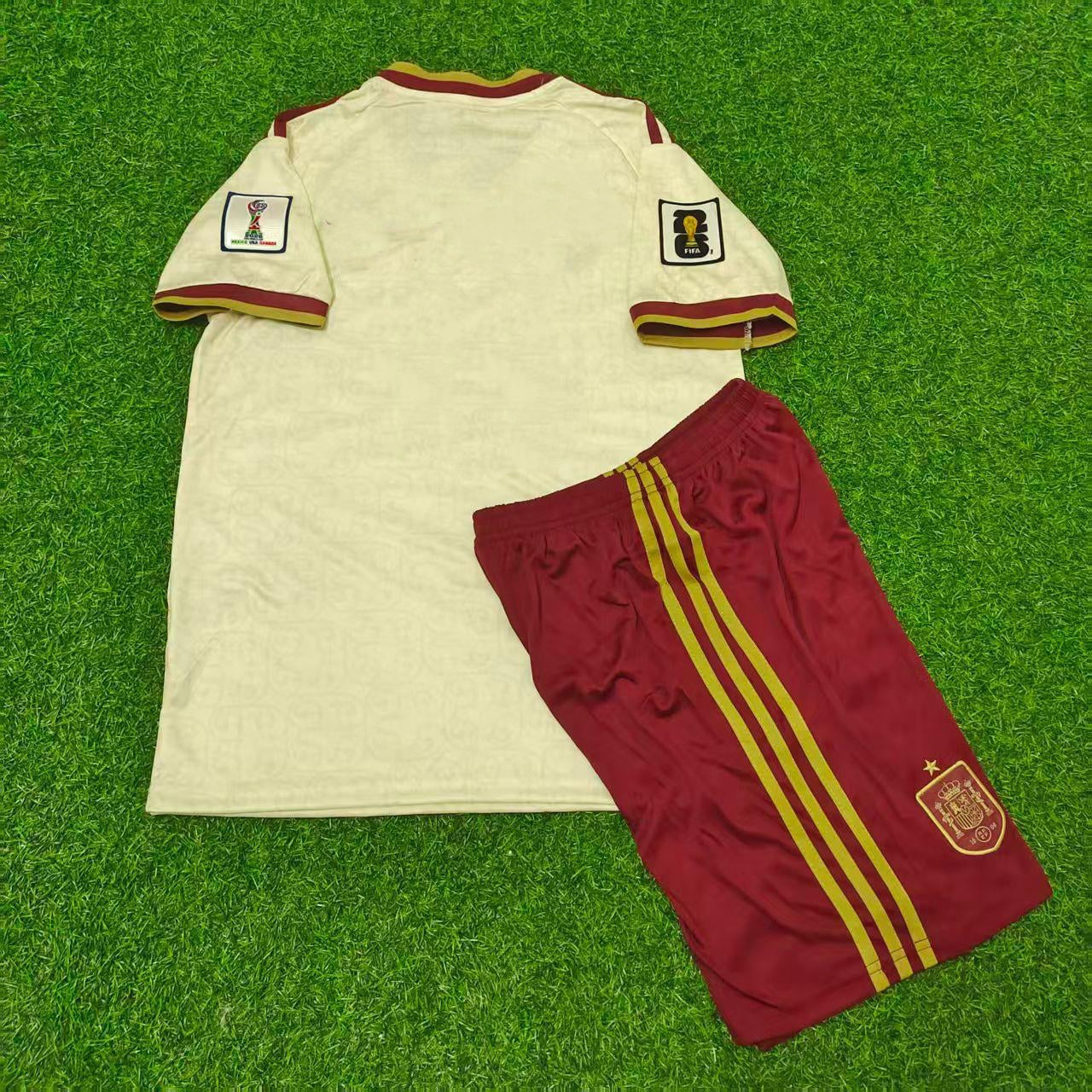 Spanien WM 2026 Auswärts-Fußballtrikot für Kinder