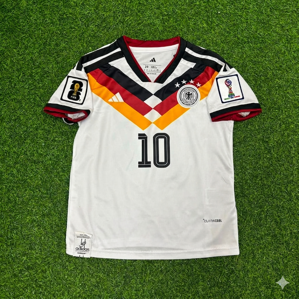 Jamal Musiala #10 Deutschland WM 2026 Heimtrikot