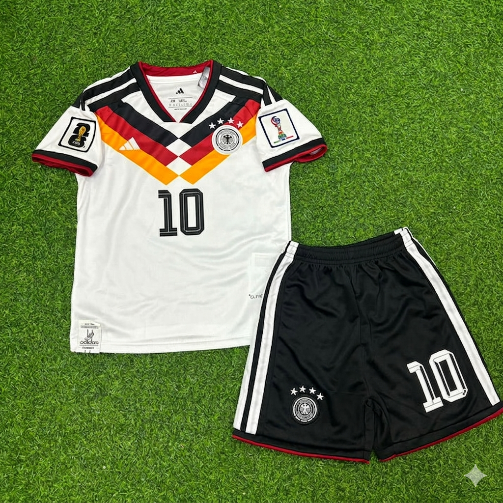 Jamal Musiala 10# Deutschland 2026 WM Kinder Heimtrikot