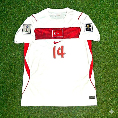 Abdülkerim Bardakçı #14 Türkei Türkiye - Weltmeisterschaft 2026 - Auswärtstrikot Weiß - Jersey Trikot - Maillot Maglia