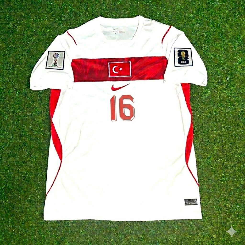 İsmail Yüksek #16 Türkei - WM 2026 - Auswärts Weiß - Trikot