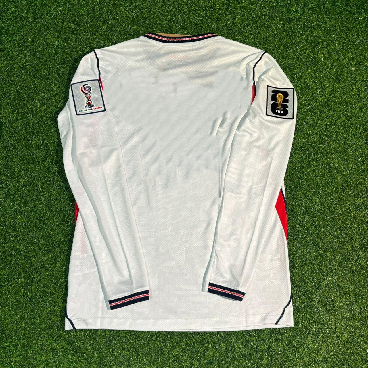 England 2026 WM Heimtrikot Weiß Langarm