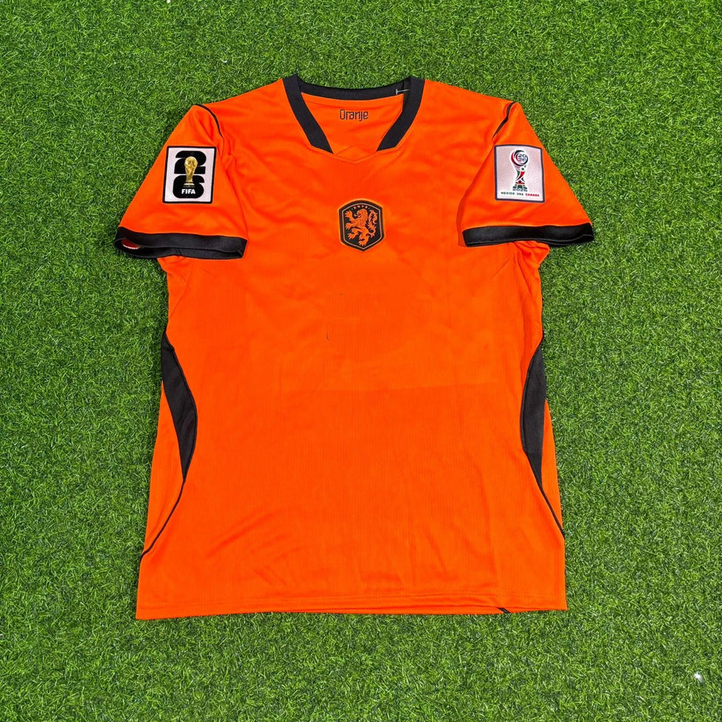 Maillot de football Ryan Gravenberch #8 Pays-Bas Coupe du monde 2026 Nouvelle saison