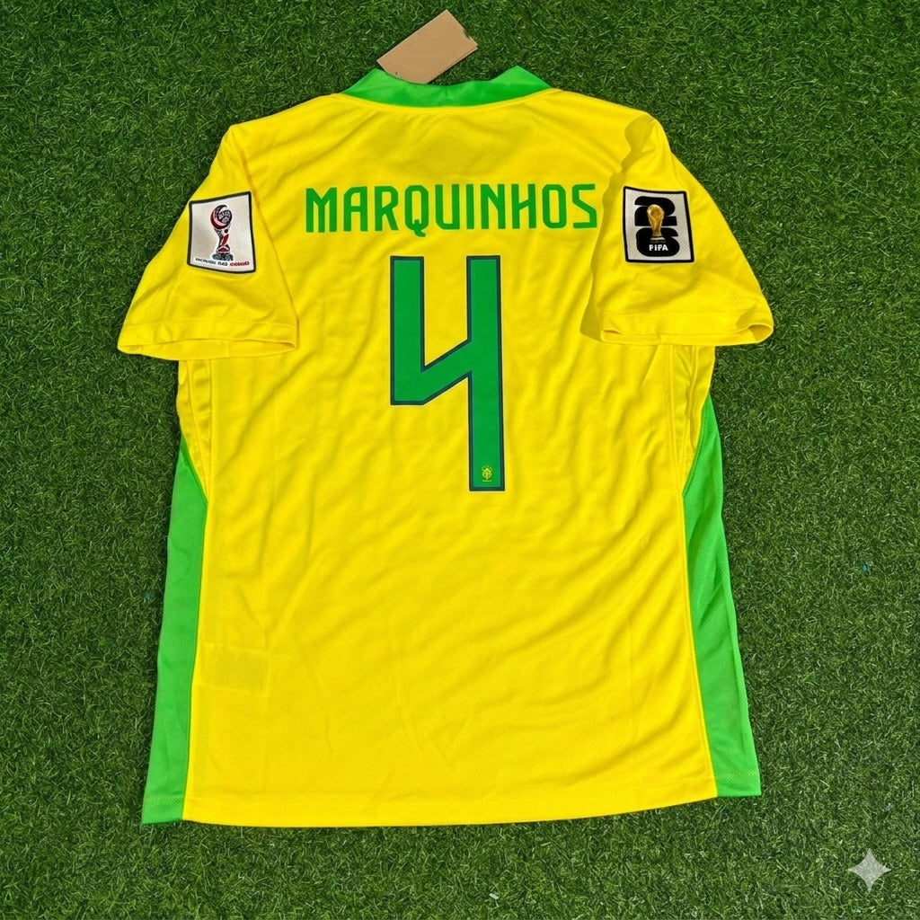 Marquinhos Brasilien WM 2026 neues Saison-Fußballtrikot