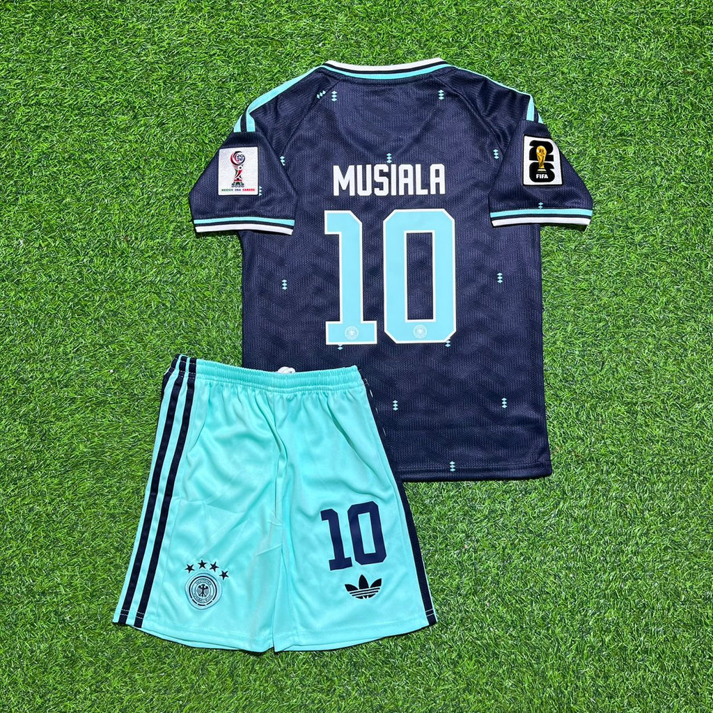 Jamal Musiala 10 – Deutschland WM 2026 Kinder Fußballtrikot-Set
