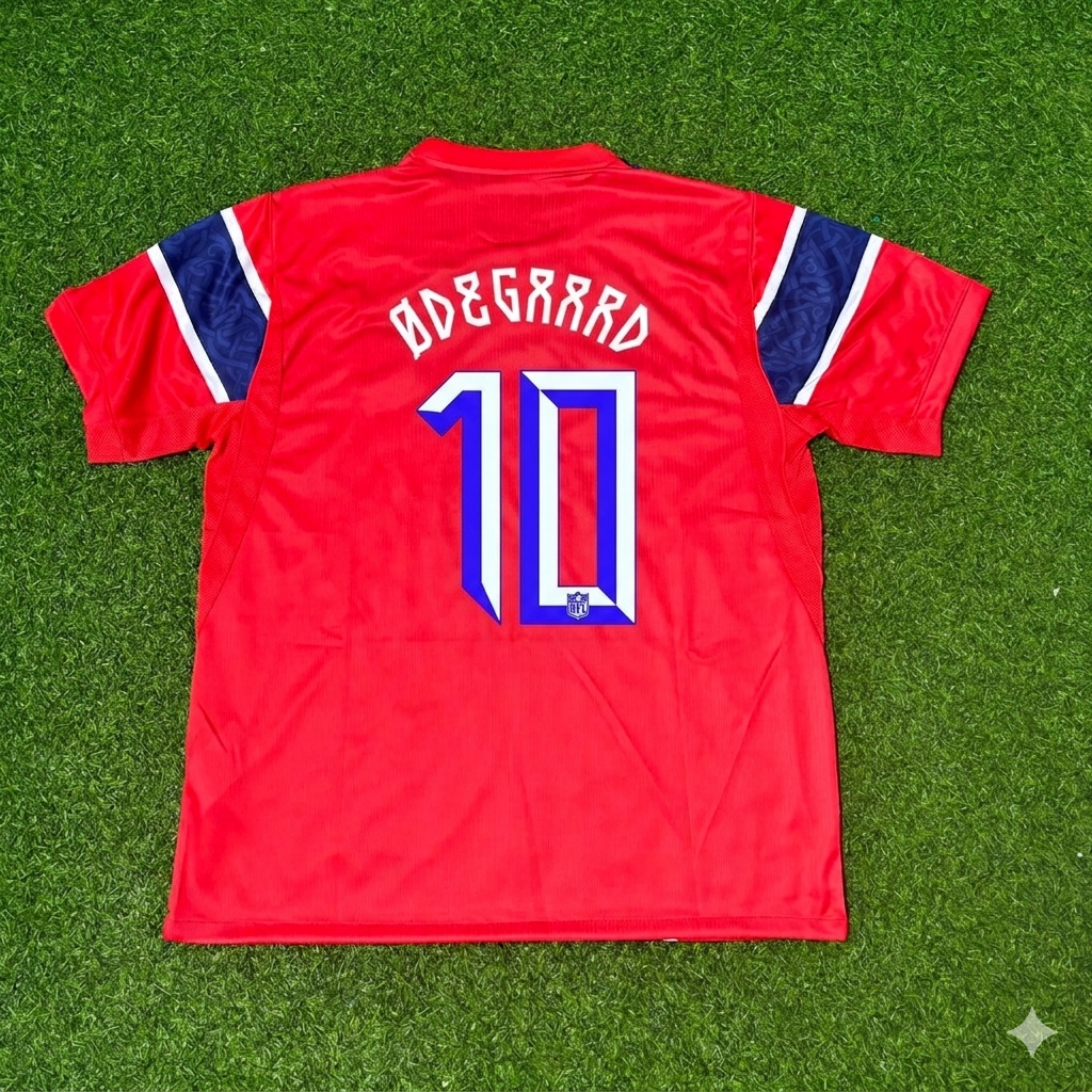 Martin Ødegaard #10 Norwegen WM 2026 Heimtrikot