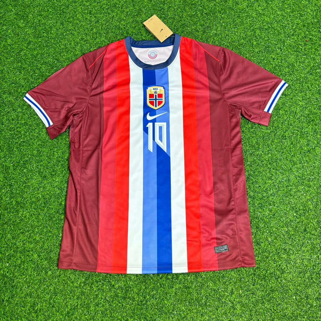 Martin Ødegaard Norvège Coupe du Monde 2026 Nouveau maillot de foot rouge