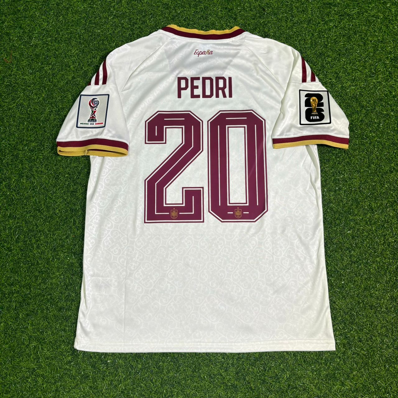 Pedri 20 – Maillot de foot Espagne Extérieur CDM 2026